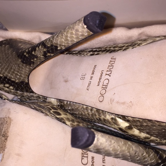 EUC Jimmy Choo Python Pumps - Picture 6 of 6